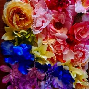Pride month flower decor wall piece